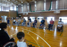 車いすバスケットボール教室