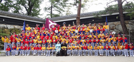 よさこい本祭に参加