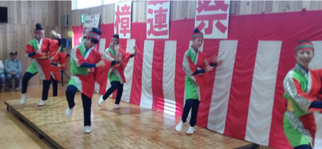 くすのき園の樟蓮祭でよさこいとフラダンスが踊りました!