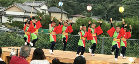 波介地区納涼祭に参加