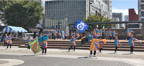 全国レクリエーション大会in高知でよさこいを披露
