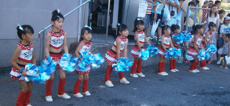 蓮祭りのエアロキッズ